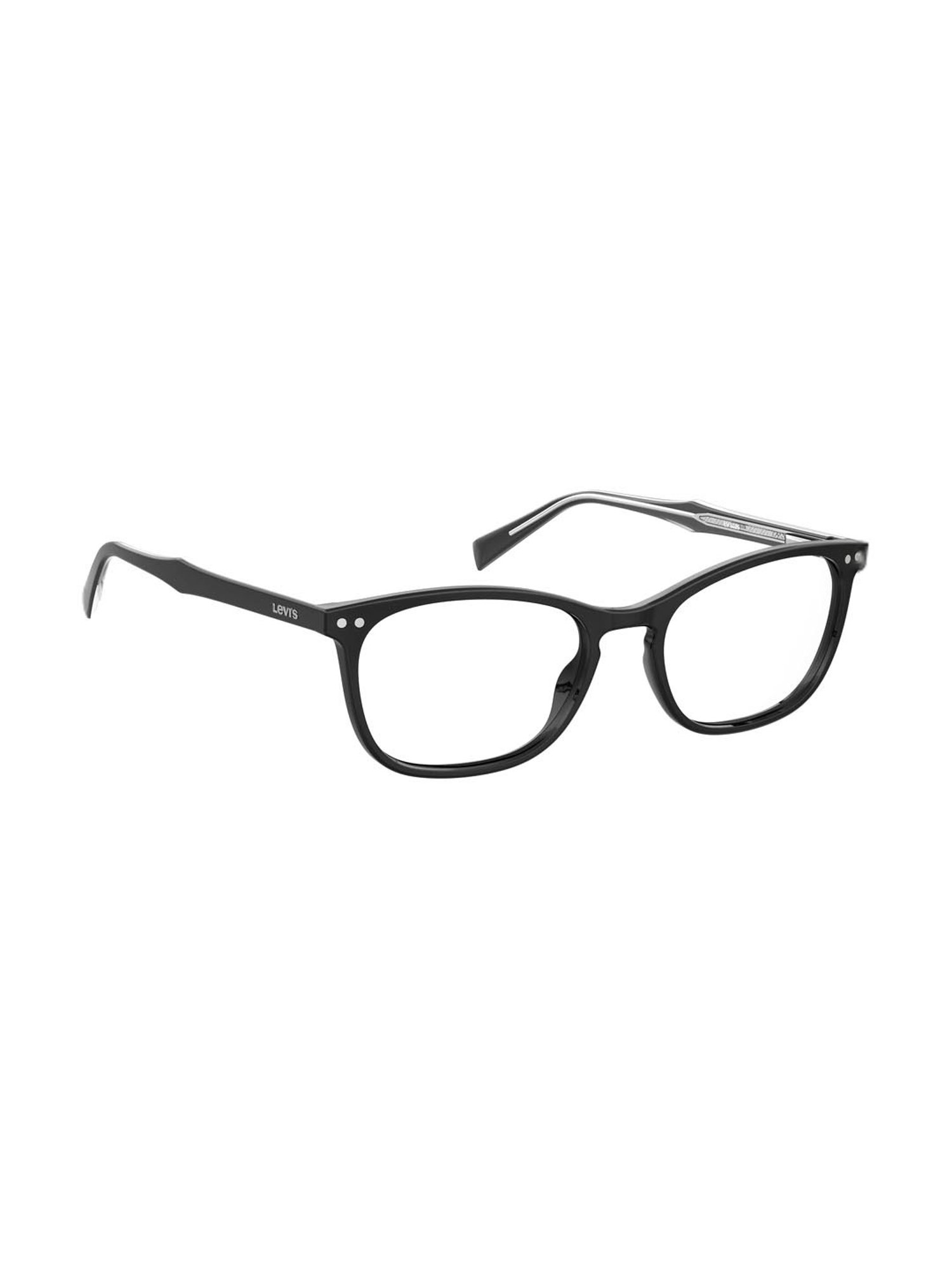 Levi's Black Rectangular Eye Frames for Women