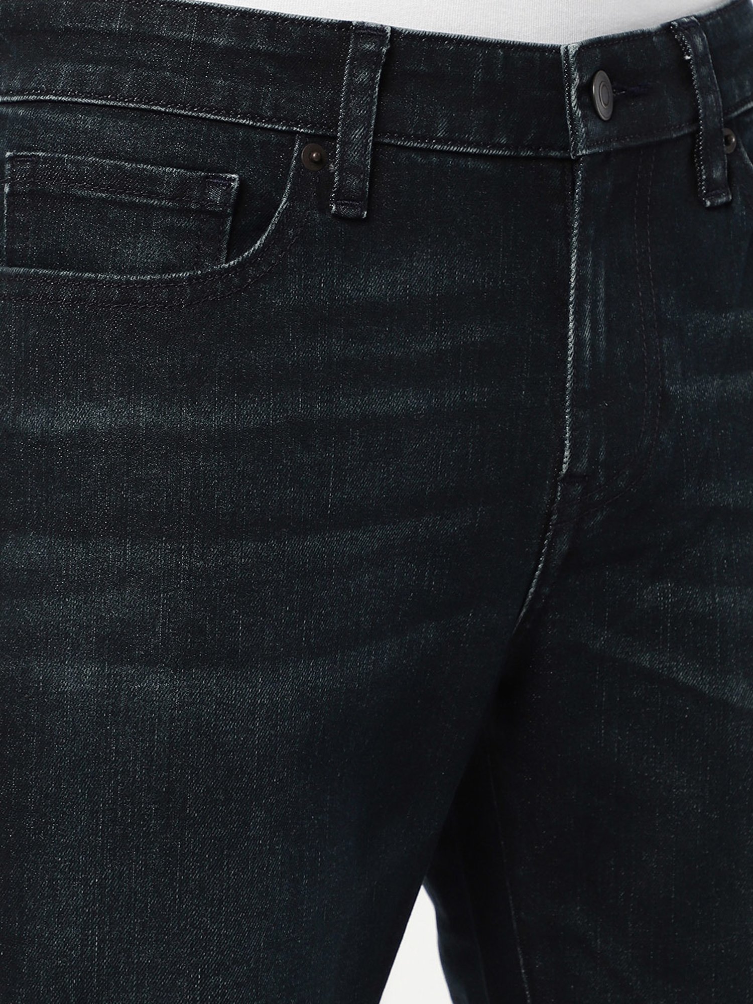 Passion Dark Blue Comfort Fit Lightly Washed Jeans