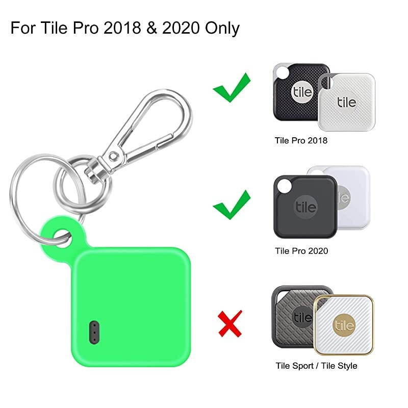 Clear Case for Apple Air Tag 2021 Car Keys Finder AirTags Full Body Protection Tracker AirTag Clip Small Keychain Ring Protector Mini Key Loop Holder Pets Dog Collar Tags Free Protective Film 1 Pack