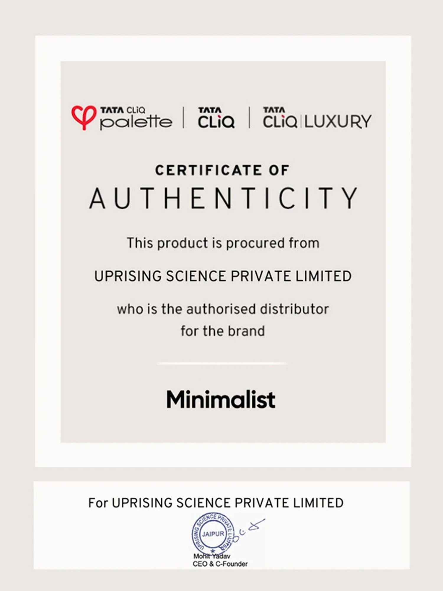 Minimalist Light Fluid SPF 50 Face Sunscreen - 50 ml