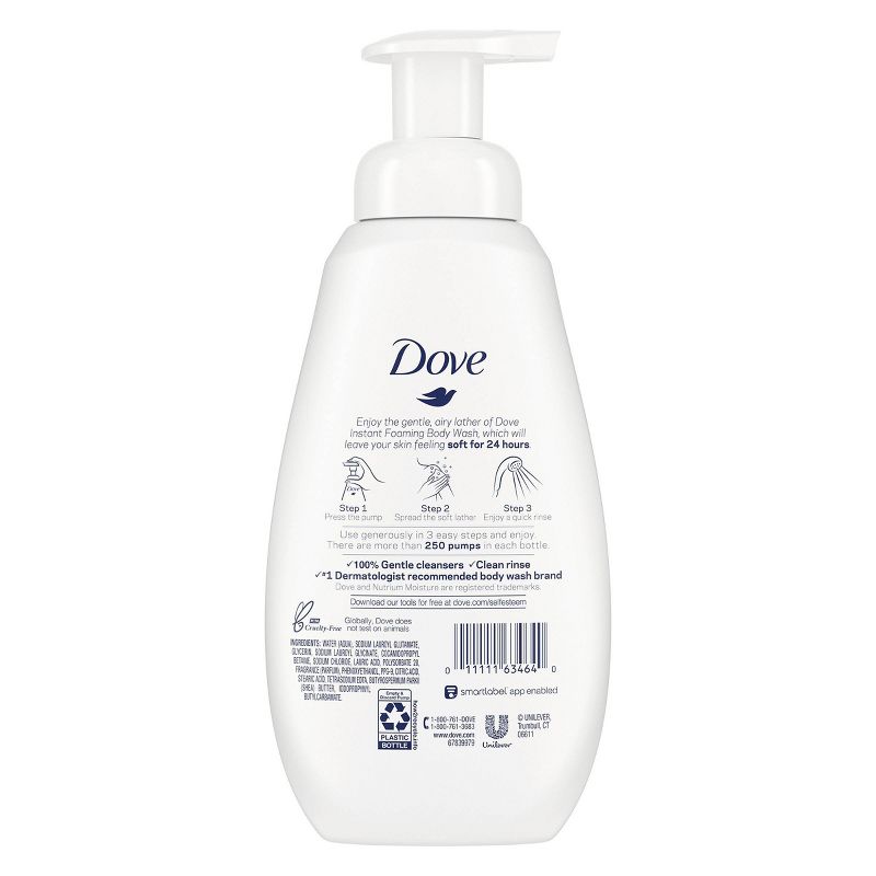 Dove Shea Butter & Warm Vanilla Shower Foam Body Wash - 13.5 fl oz