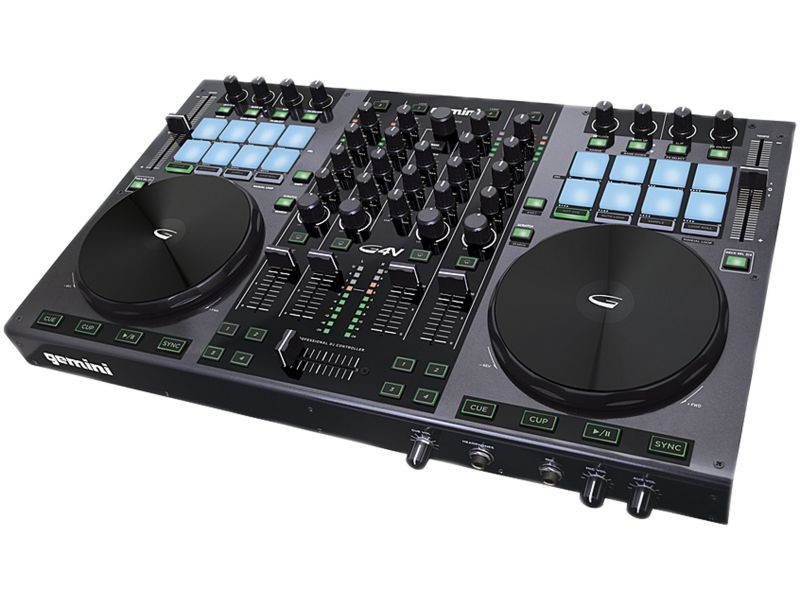 Gemini DJ - G4V - GEMINI G4V 4-Channel Virtual DJ Controller