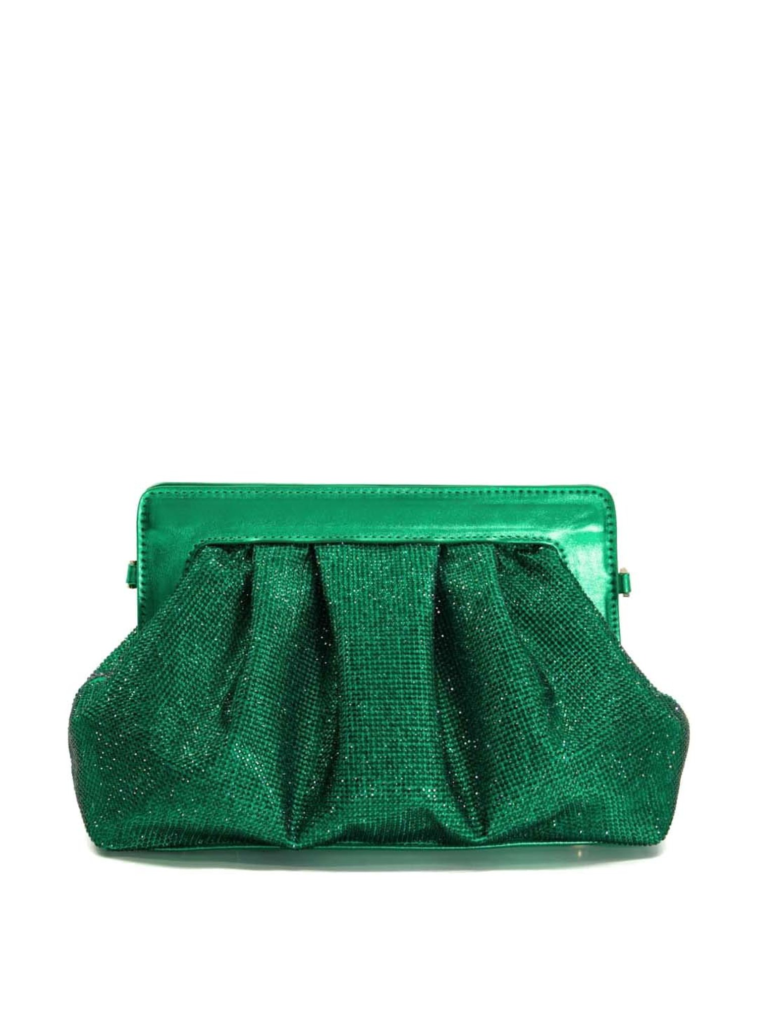 Dune London Green Synthetic Clutch