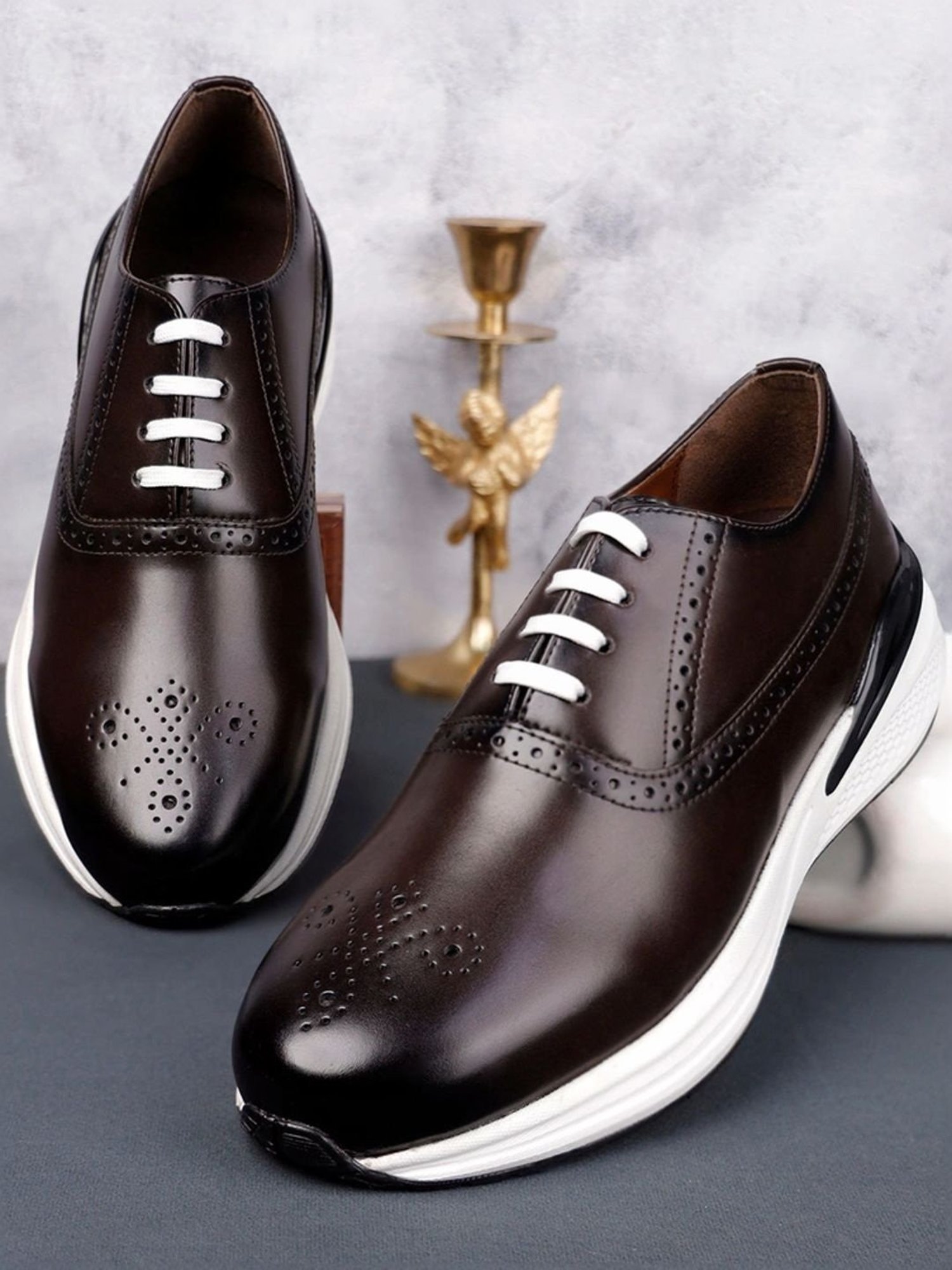 Louis Stitch Men's Brown Brogue Shoes