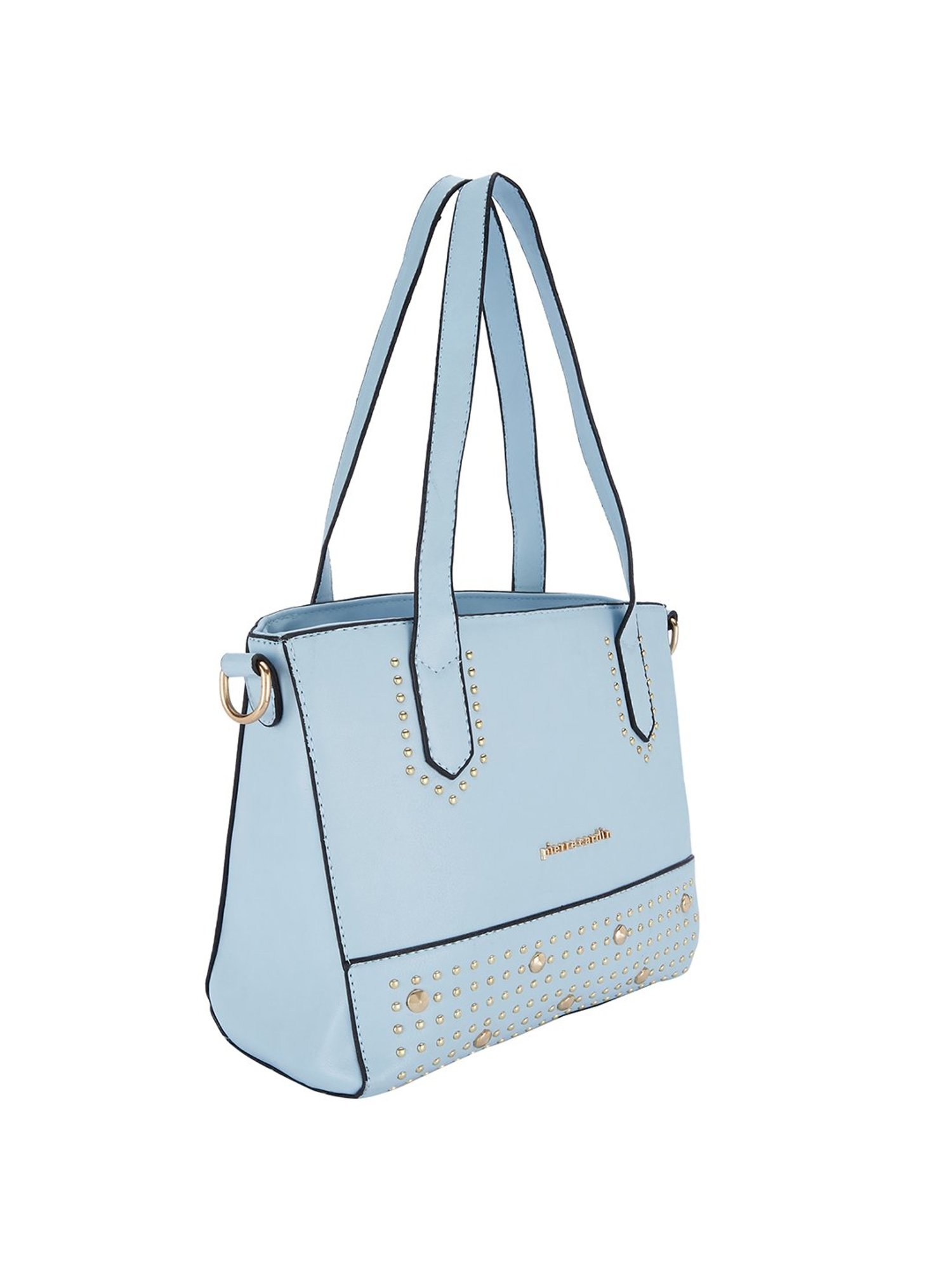 Pierre Cardin Blue Embellished Small Shoulder Handbag