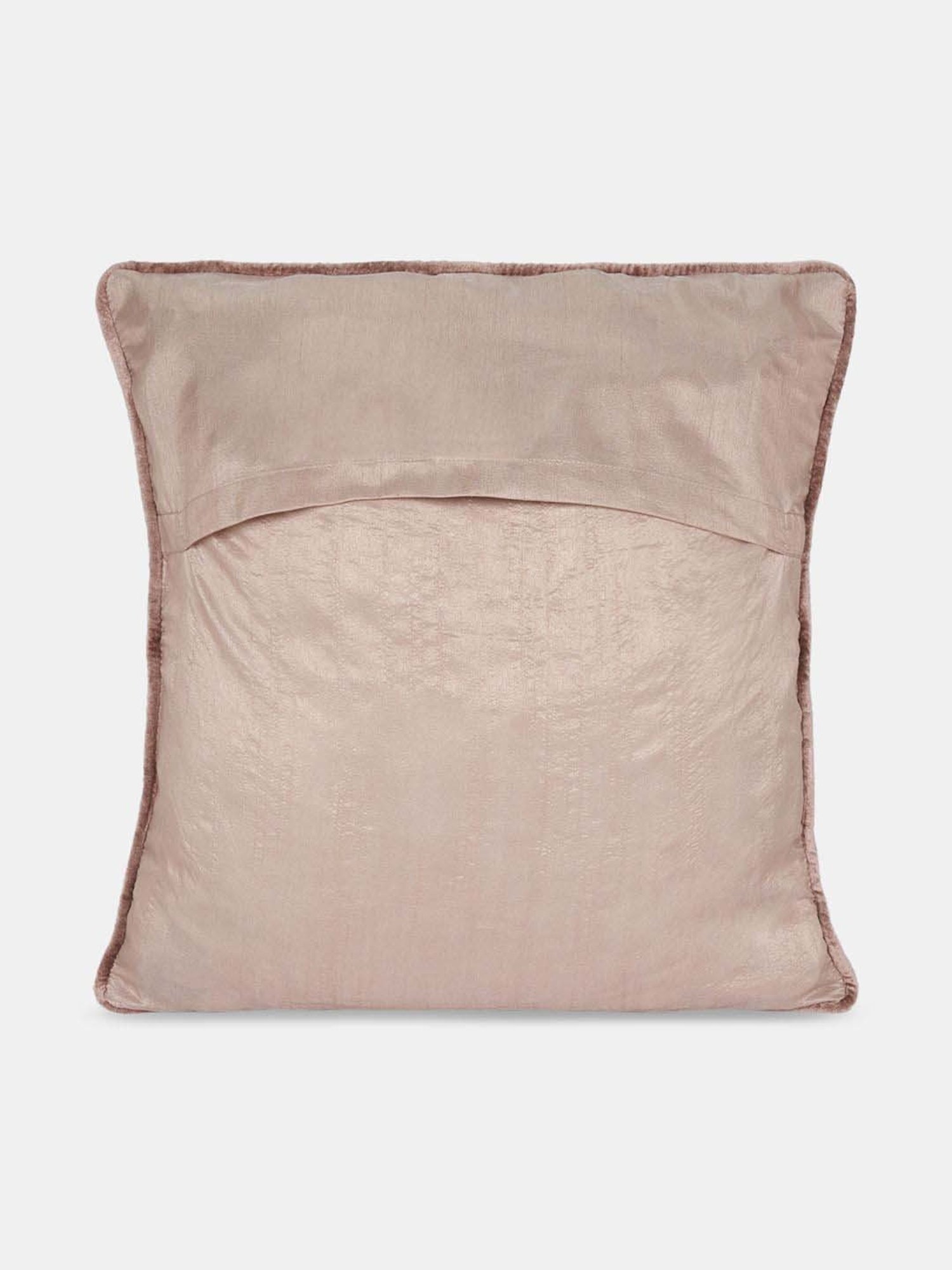 Living Scapes by Pantaloons Beige Fabric Cushion Cover