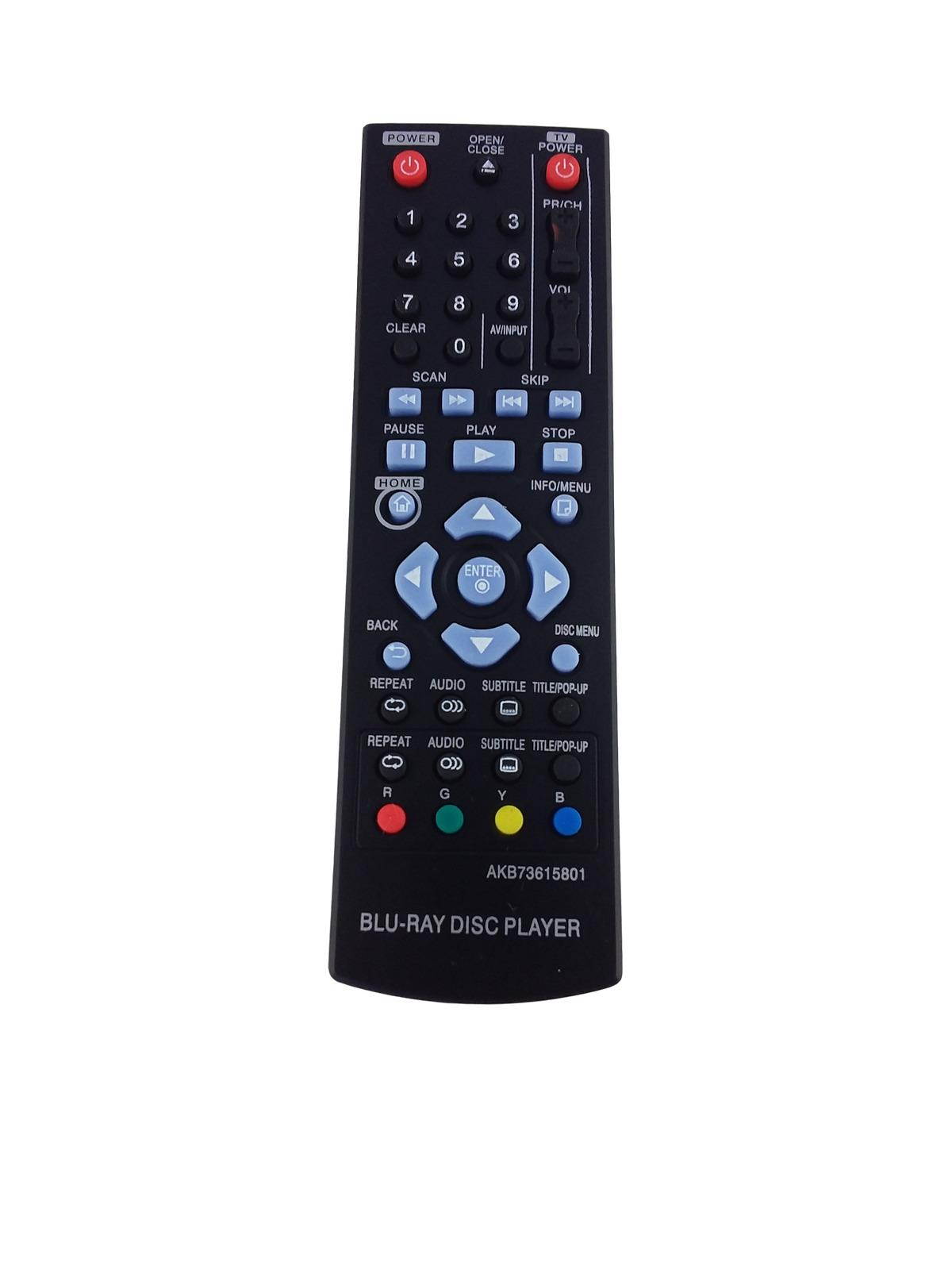 Replacement BluRay Remote Control for LG BP220N