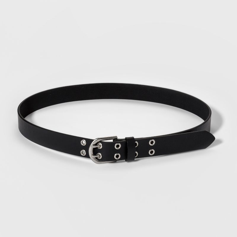 Women's Jean Grommet Belt - Universal Thread™ Black M