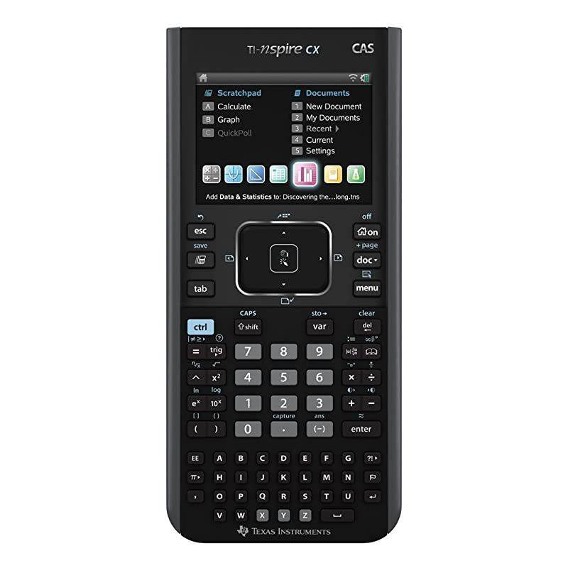 Instruments TI Nspire CX CAS Graphing Calculator (Certified Renewed)
