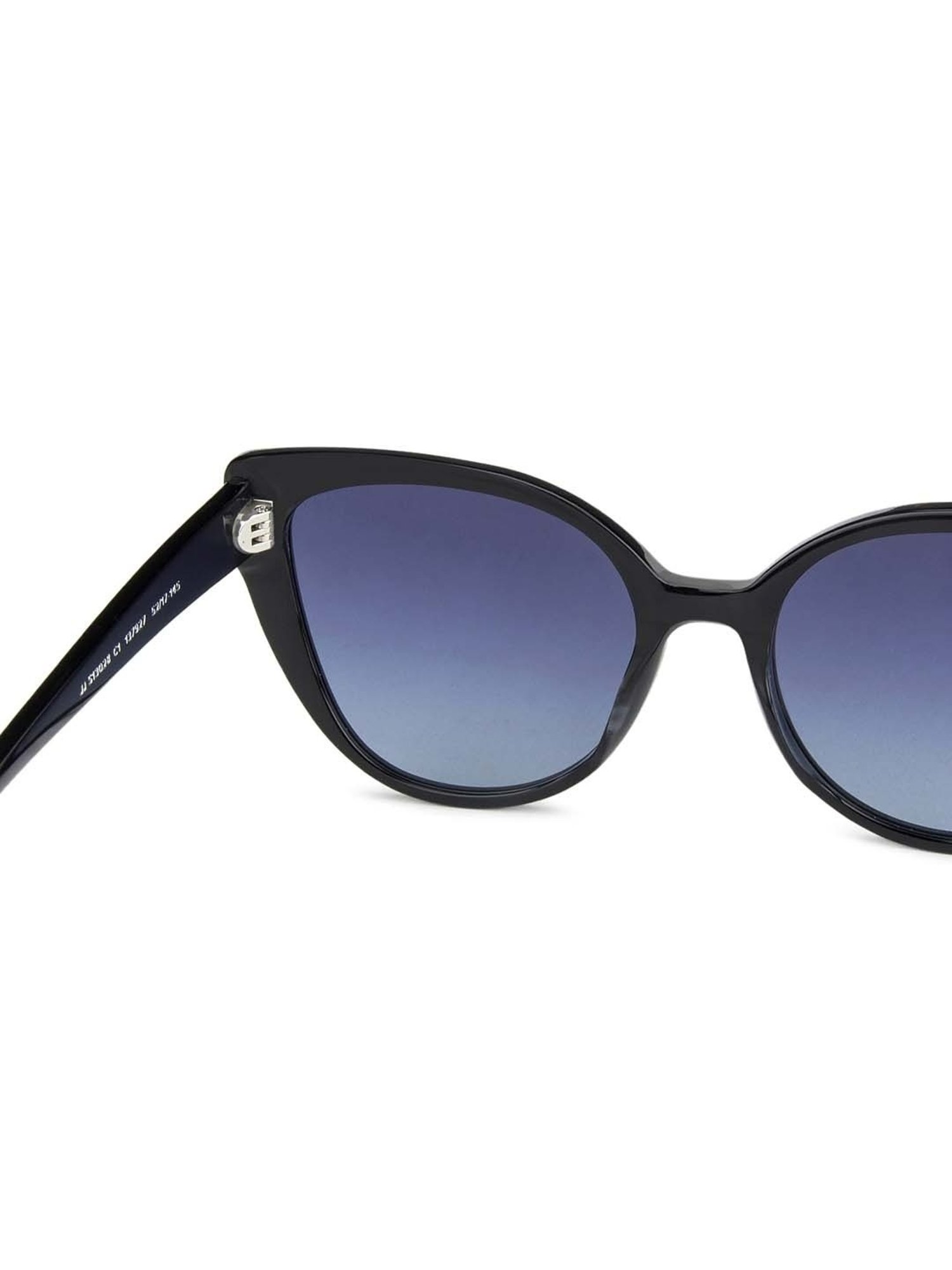 John Jacobs JJ S13028 Grey Polarized Cat Eye Sunglasses