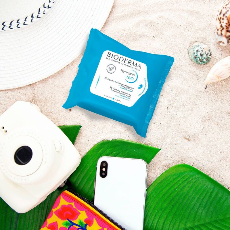 Bioderma Hydrabio H2O Facial Cleansing Wipes - 25ct/2pk