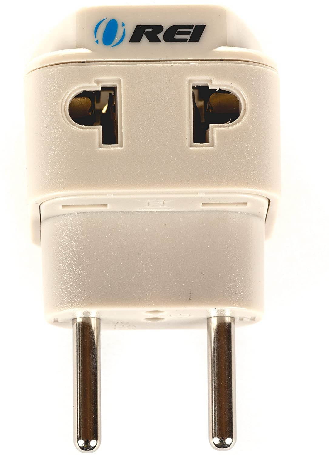 OREI Type C - Grounded 2 in 1 Plug Adapter - Europe, Russia, UAE