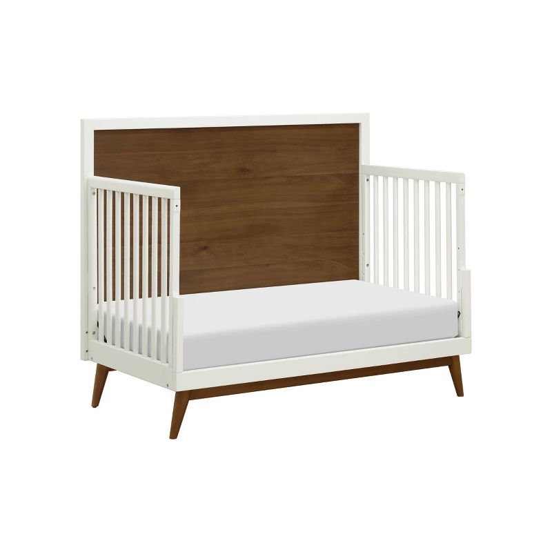 Babyletto Palma Mid-Century 4-in-1 Convertible Crib - Walnut