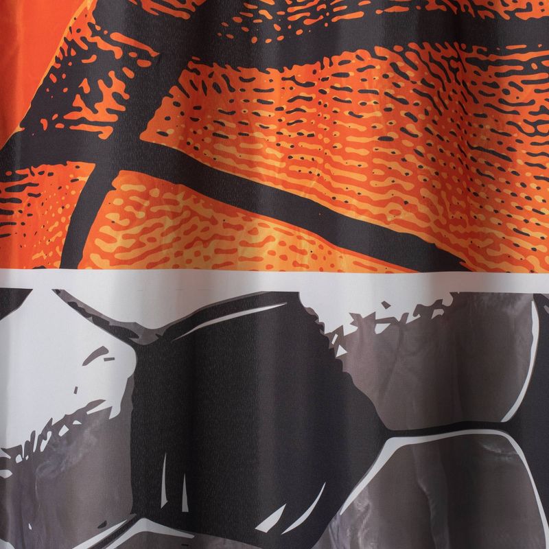 71"x74" Sports Shower Curtain with PEVA Liner - Hookless