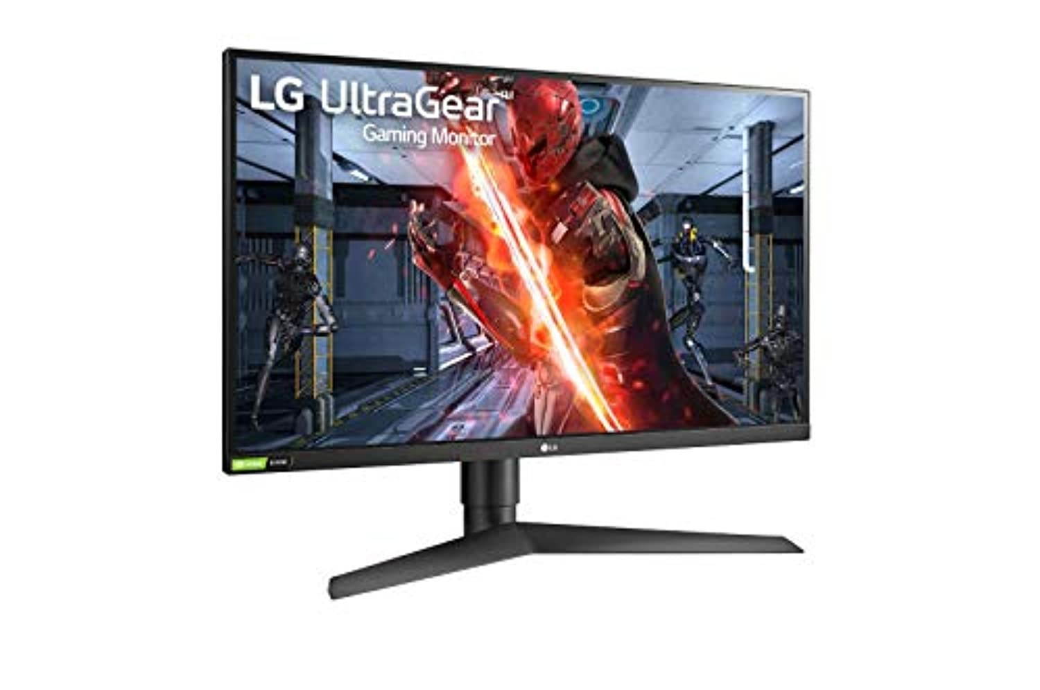 LG 27GN75B-B 27? HDR10 IPS FHD 1ms Ultragear Gaming Monitor with 240Hz Refresh Rate, Adaptive-Sync (FreeSync Technology  and  is Compatible with NVIDIA G-Sync, Black (27GN75B-B)