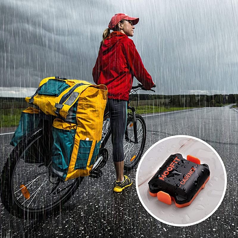 Bike Cadence Sensor Bluetooth ANT+ IP67 Waterproof Wireless Bicycle RPM Cadence Sensor for Zwift Elite HRV OpenRider Endomondo Peloton ( app Unavailable)