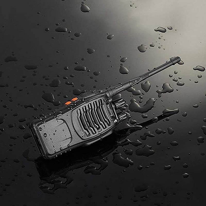 Talkies 10 Pack BF-888S 16 Channel Rechargeable Talkies for Adults Long Range Two Way Radios with Earpiece Charger for Family Camping Hiking Fishing