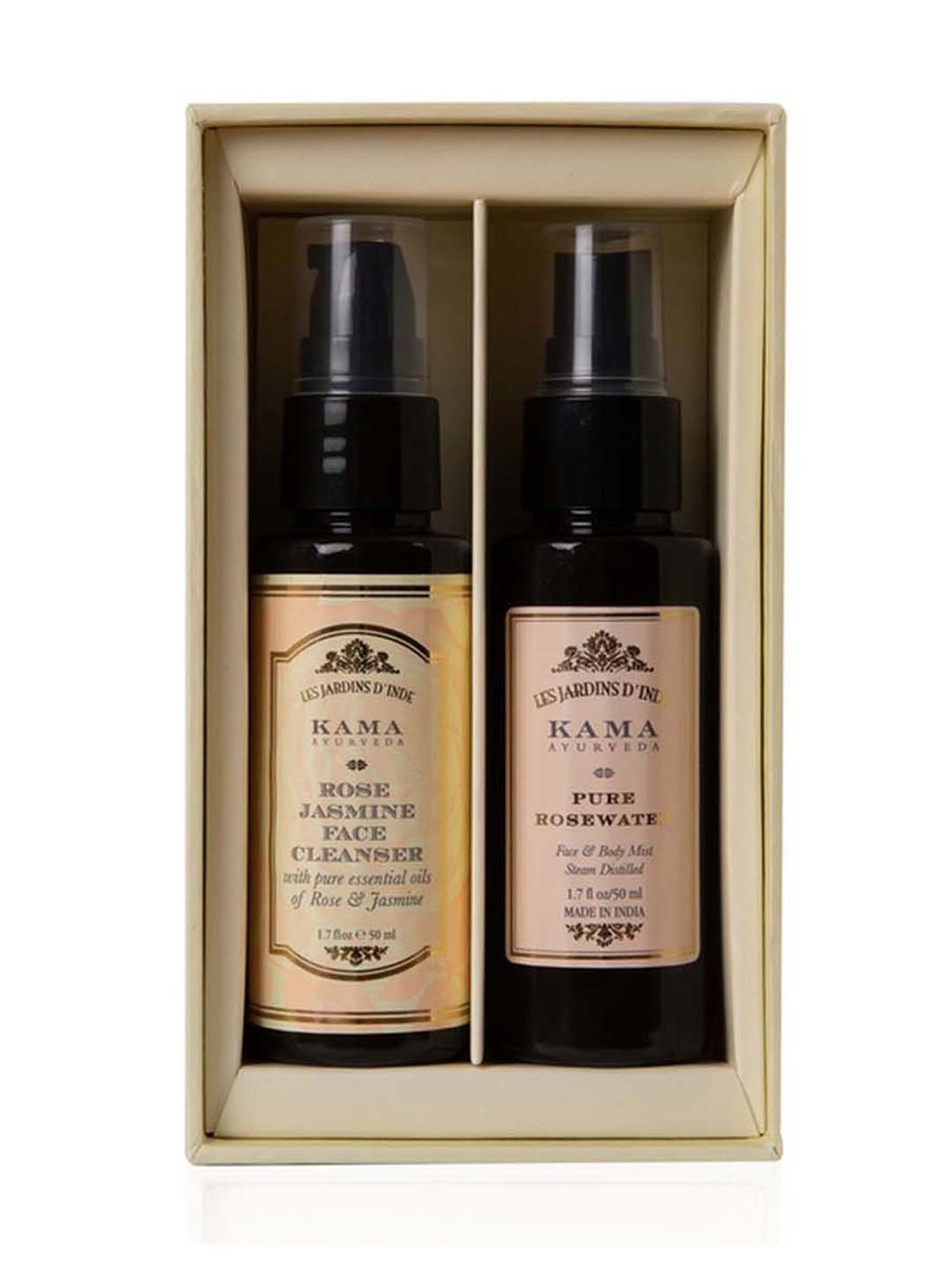 Kama Ayurveda Rose & Jasmine Face Care Gift Gift Set (Unisex)- Pack of 2