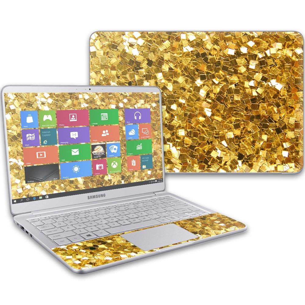 MightySkins Protective Vinyl Skin Decal Samsung Notebook 9 13" (2017) wrap Cover Sticker Skins Gold Chips