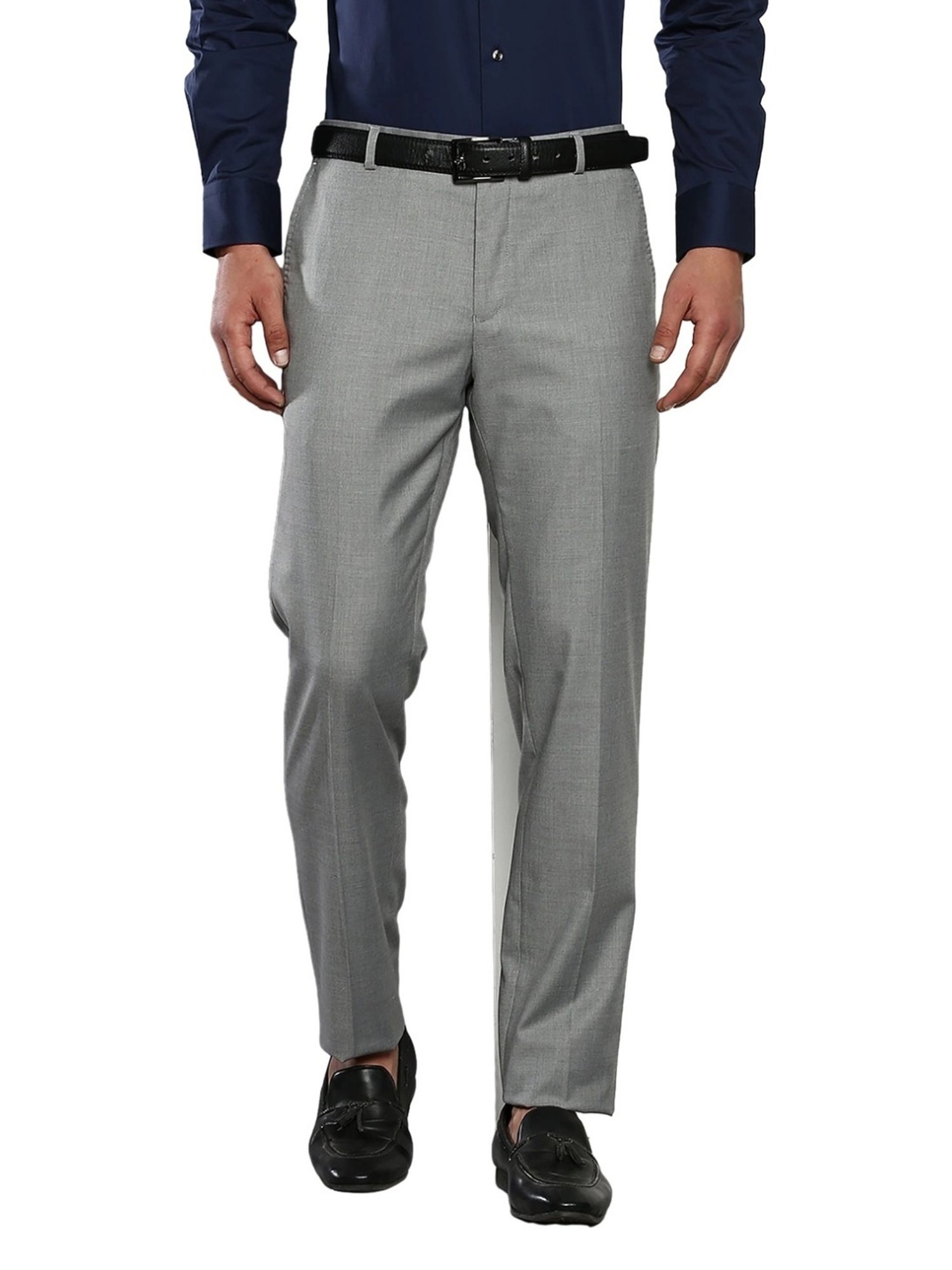 Tommy Hilfiger Pale Liquid Grey Regular Fit Trousers