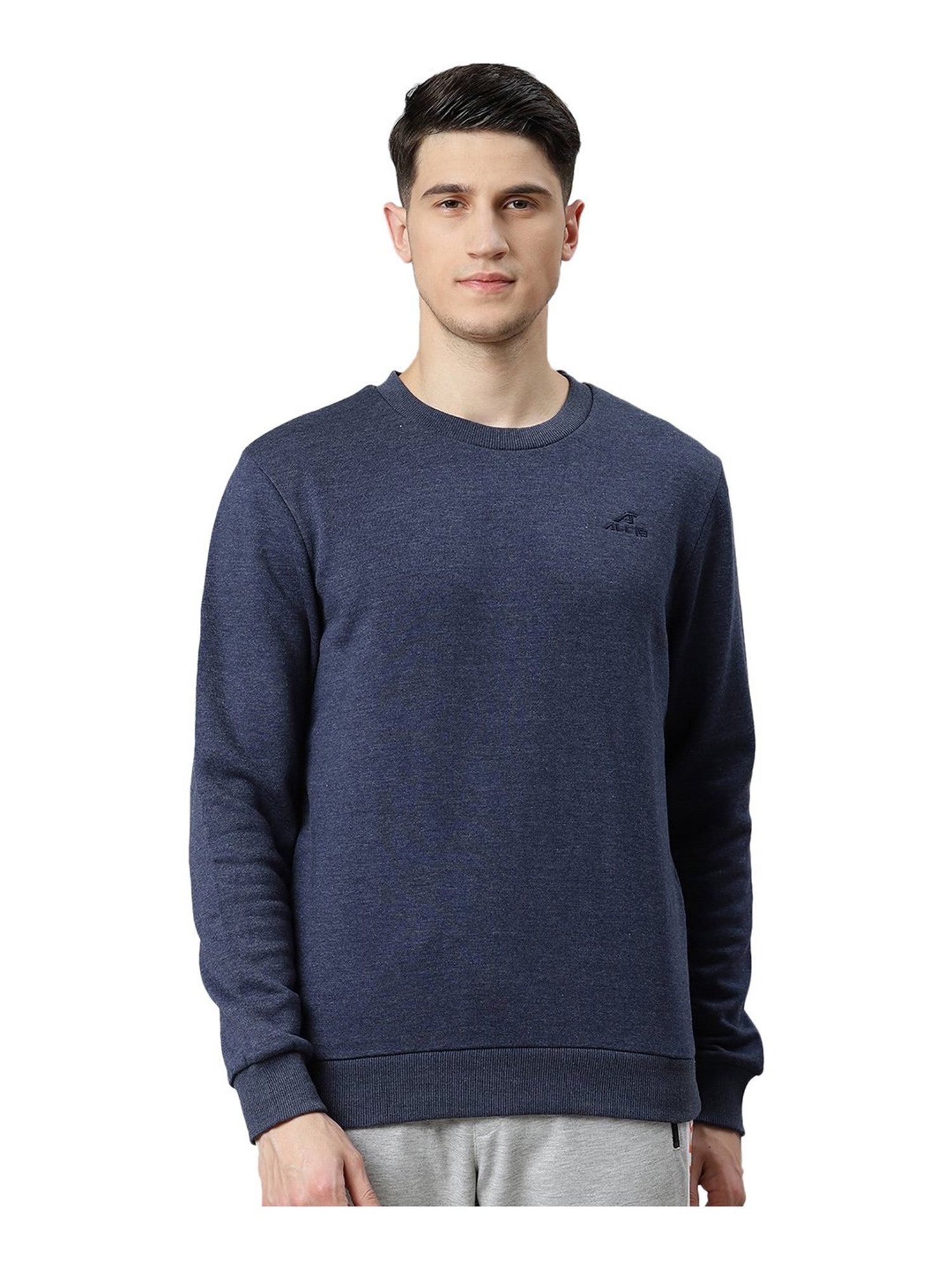 ALCIS Blue Round Neck Sweatshirt