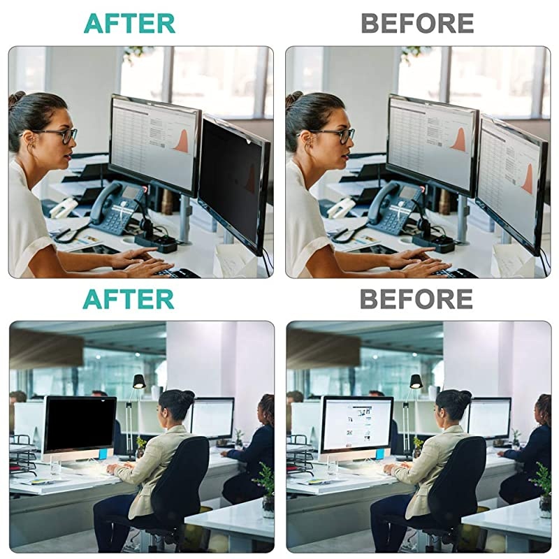 22 inch Privacy Screen Protector AntiSpyGlare Filter Compatible 22 Widescreen Computer Monitor 1610 Aspect Ratio WxH 475mm x 298mm