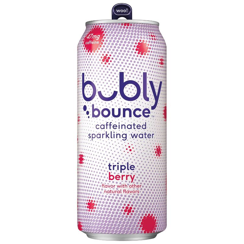 bubly bounce Triple Berry Sparkling Water - 16 fl oz Can