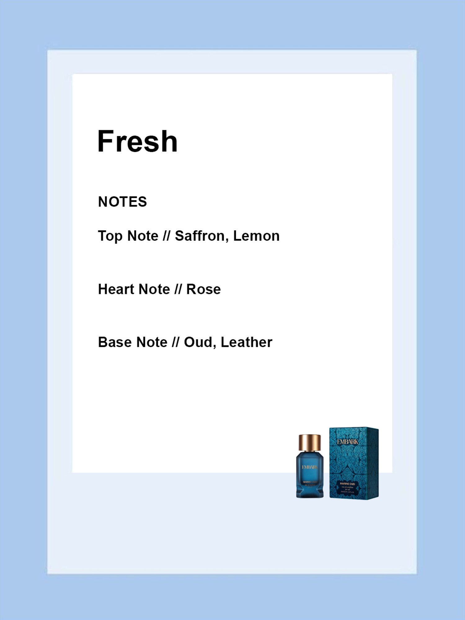 Embark Marine Oud Eau de Parfum - 100 ml