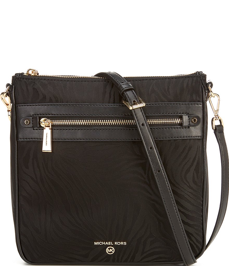 Michael Kors Jet Set Charm Large Zebra Crossbody Bag