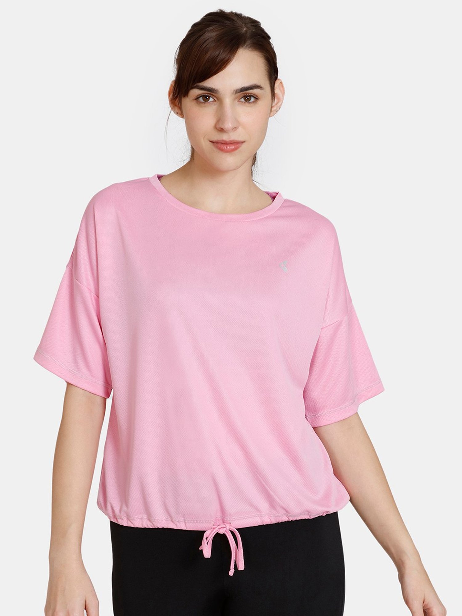 Zelocity by Zivame Pink T-Shirt