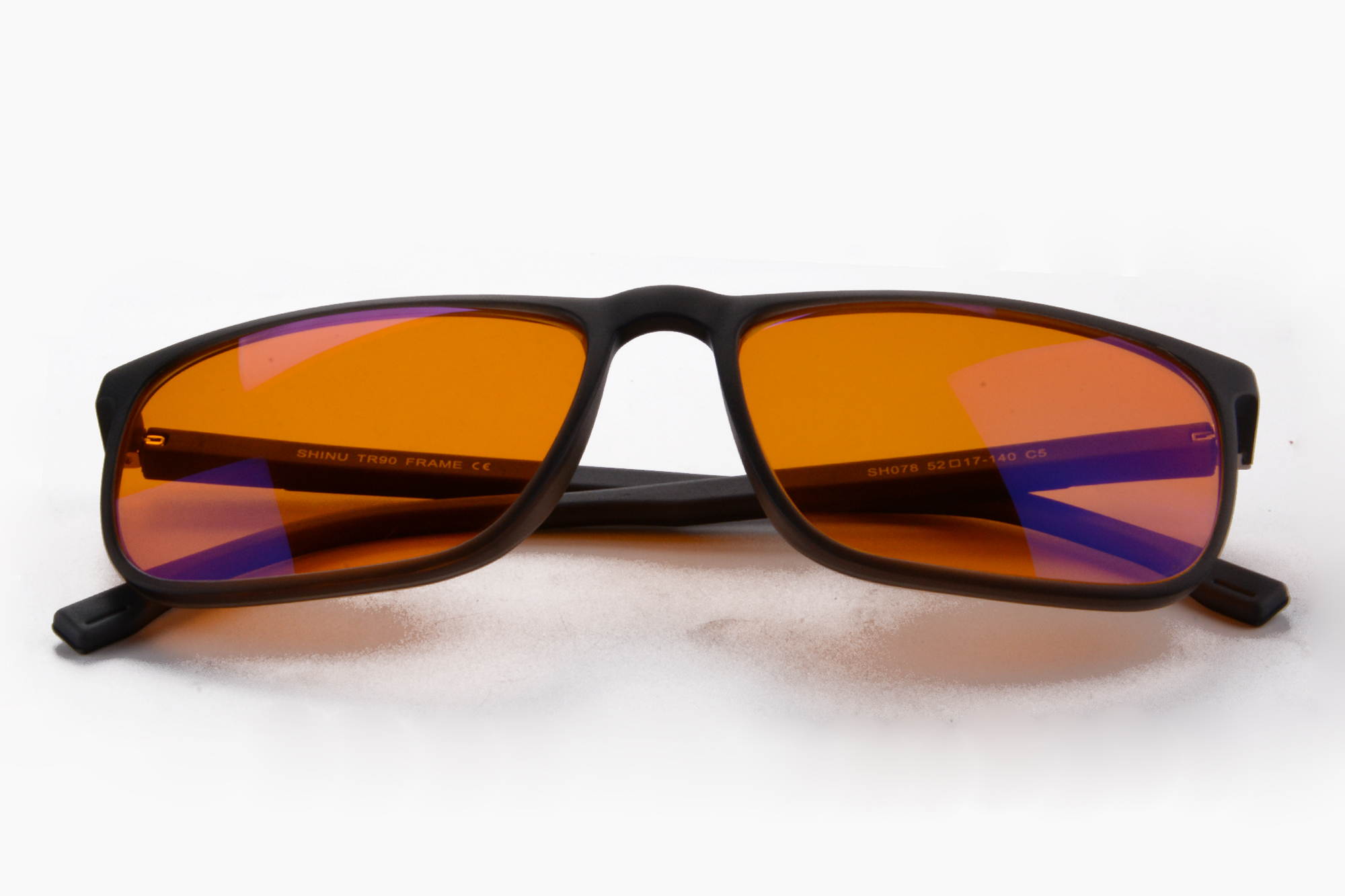 SHINU Monitor Users Anti Blue Light Computer Glasses Orange Lens and Driving Anti fatigue Computer Gaming glasses-SH078