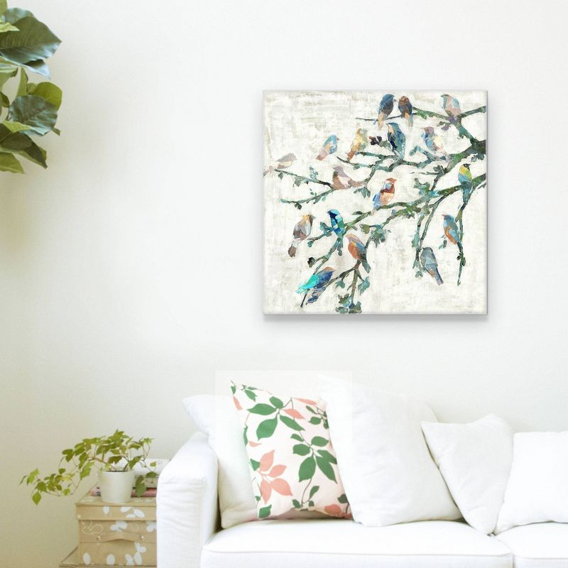 24" x 24" Wings of Spring I by Dixon Design Group Wrapped Unframed Wall Art Canvas Painting - Fine Art Canvas