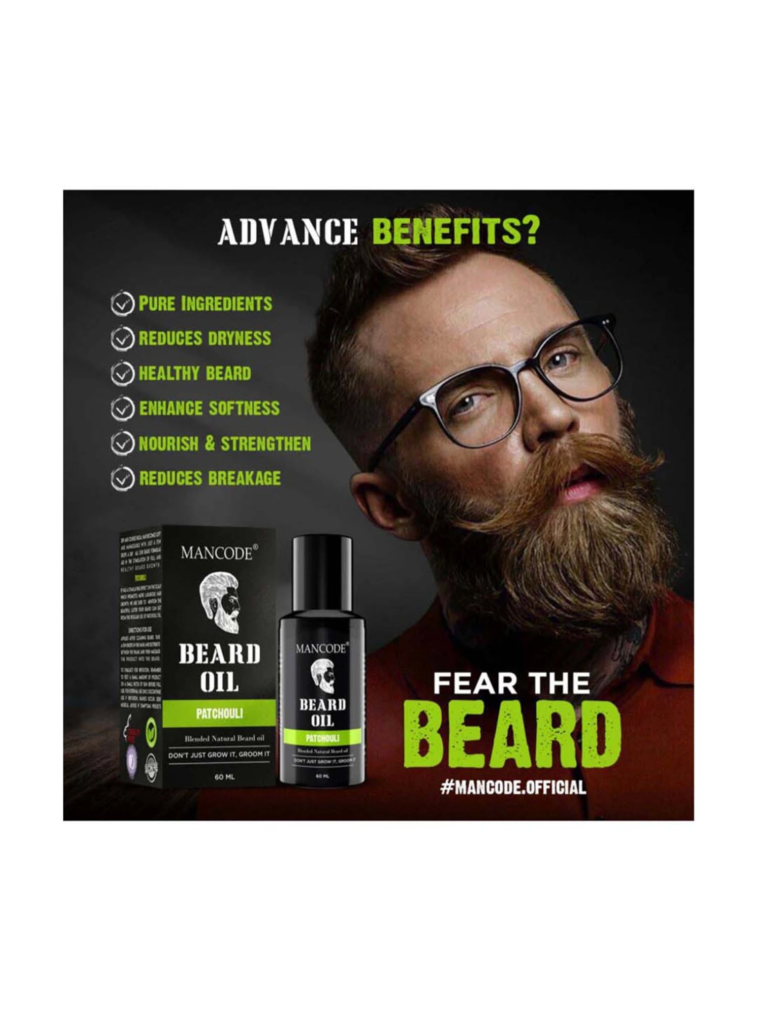 Man Arden 7X The Woods Beard Oil - 30 ml