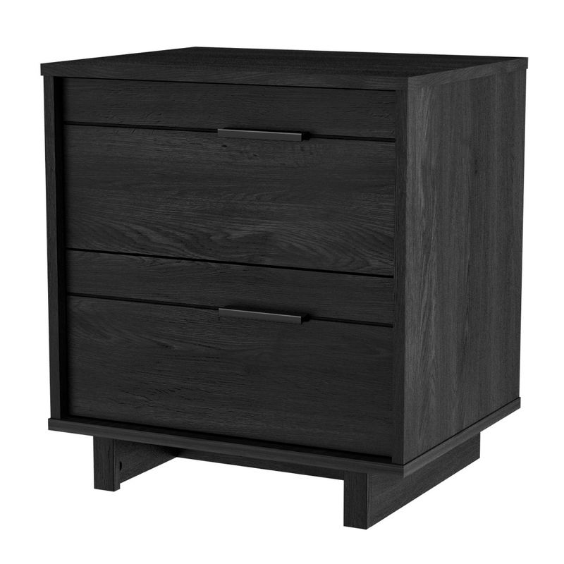 Bilbao Nightstand Gray Oak - South Shore