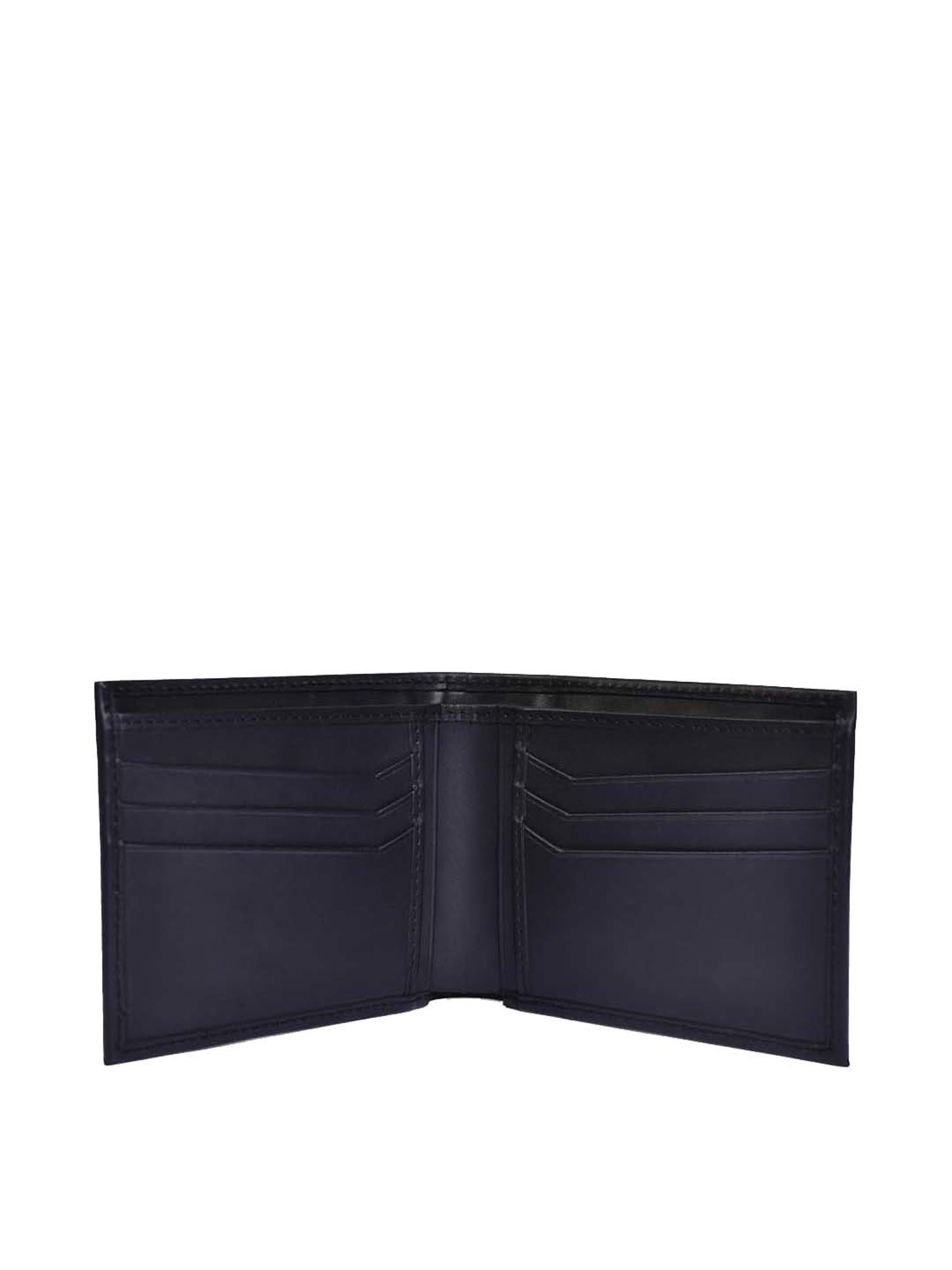 BELWABA Black Casual Leather Bi-Fold Wallet for Men
