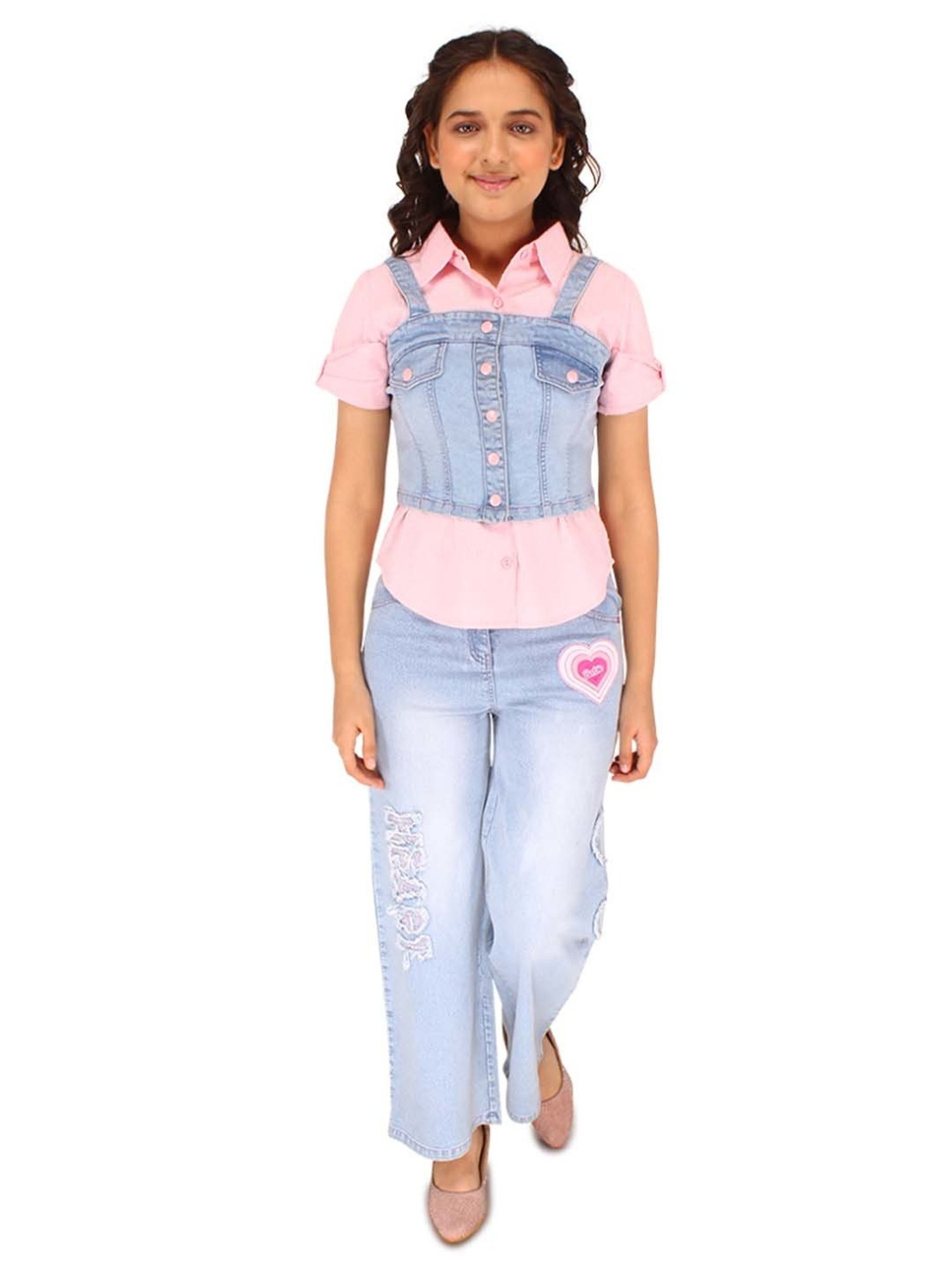 Mothercare Kids White & Yellow Cotton Printed Top Set