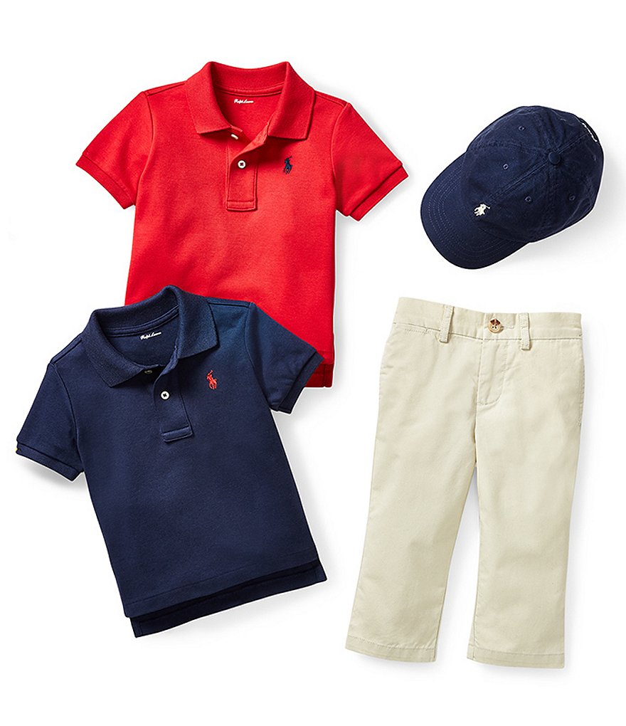 Ralph Lauren Childrenswear Baby Boys 3-24 Months Interlock Polo Shirt