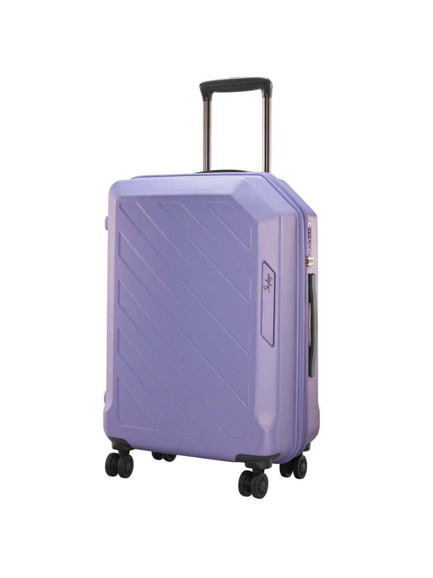 Skybags Jerrycan Periwinkle Textured Hard Large Trolley Bag - 50 cm