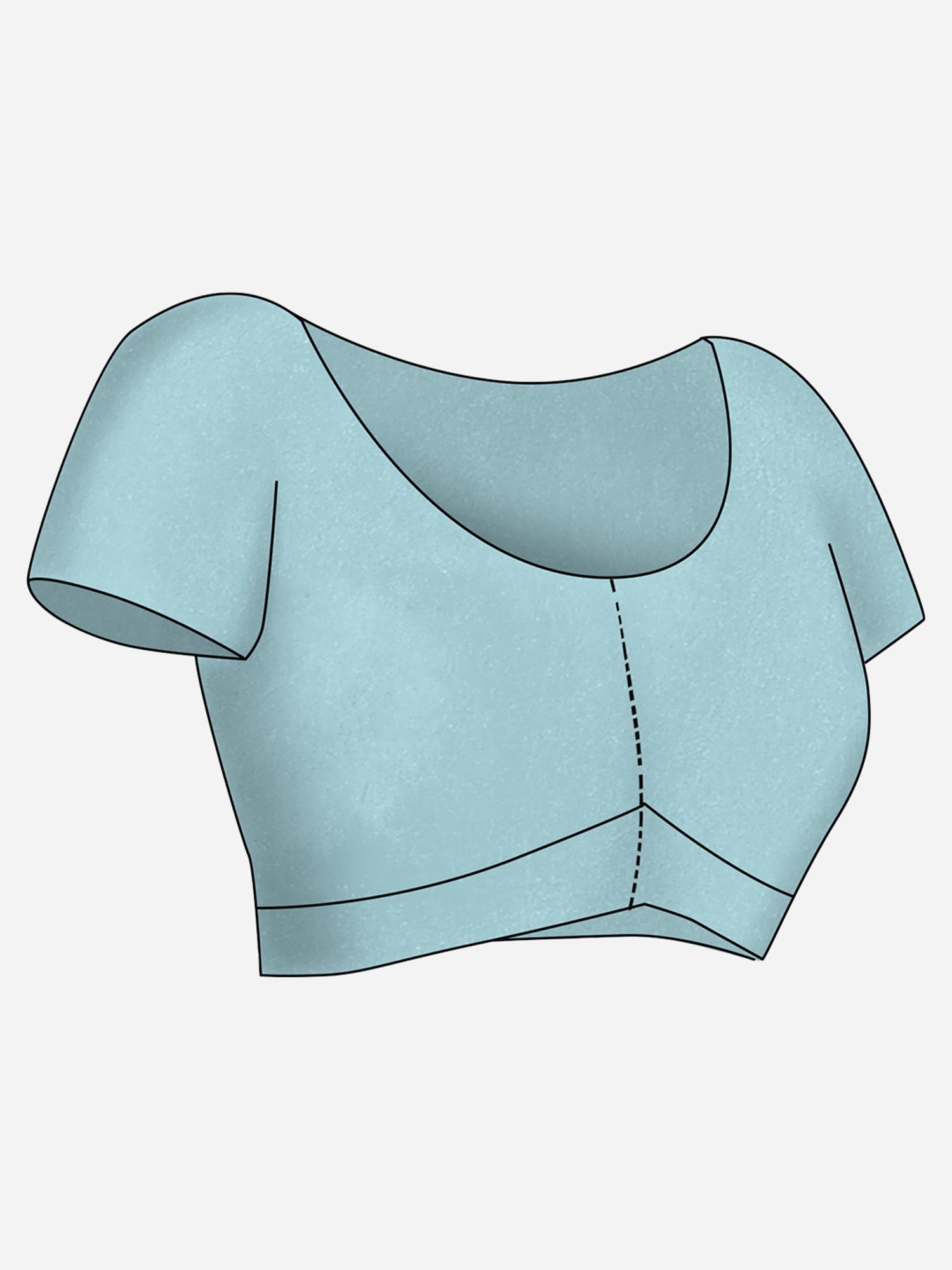 navyasa by liva Yellow & Blue Printed Saree With Unstitched Blouse