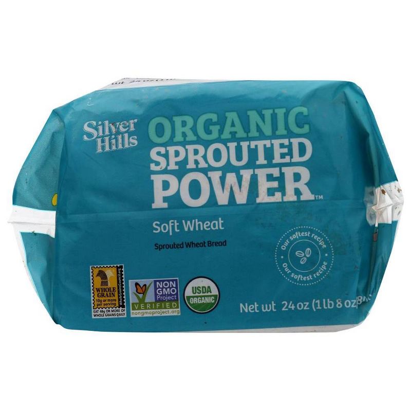 Silver Hills Bakery Organic Soft Wheat Sprouted Wheat Bread - 24oz