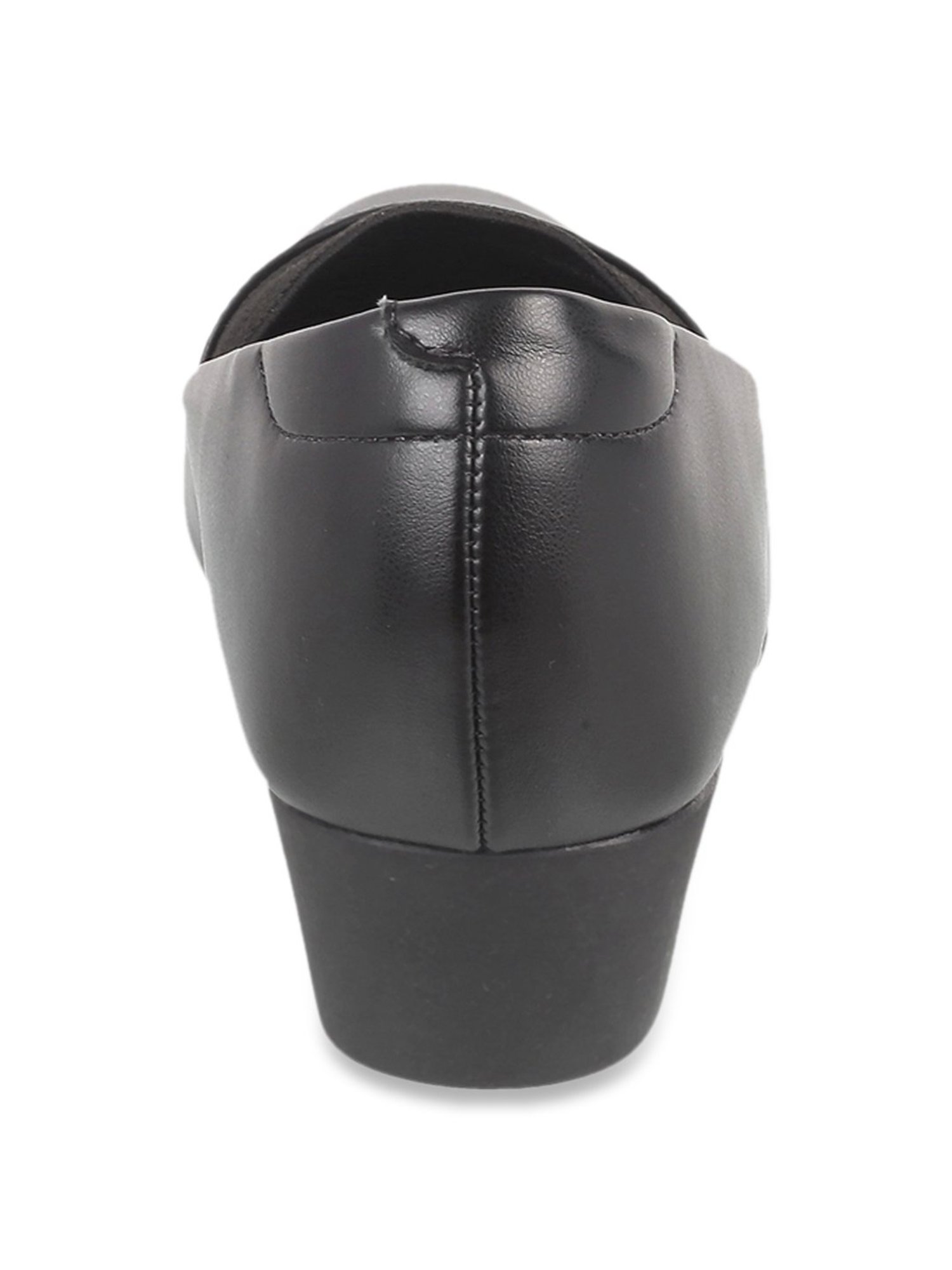 J. Fontini by Mochi Women's Black Wedge Pumps