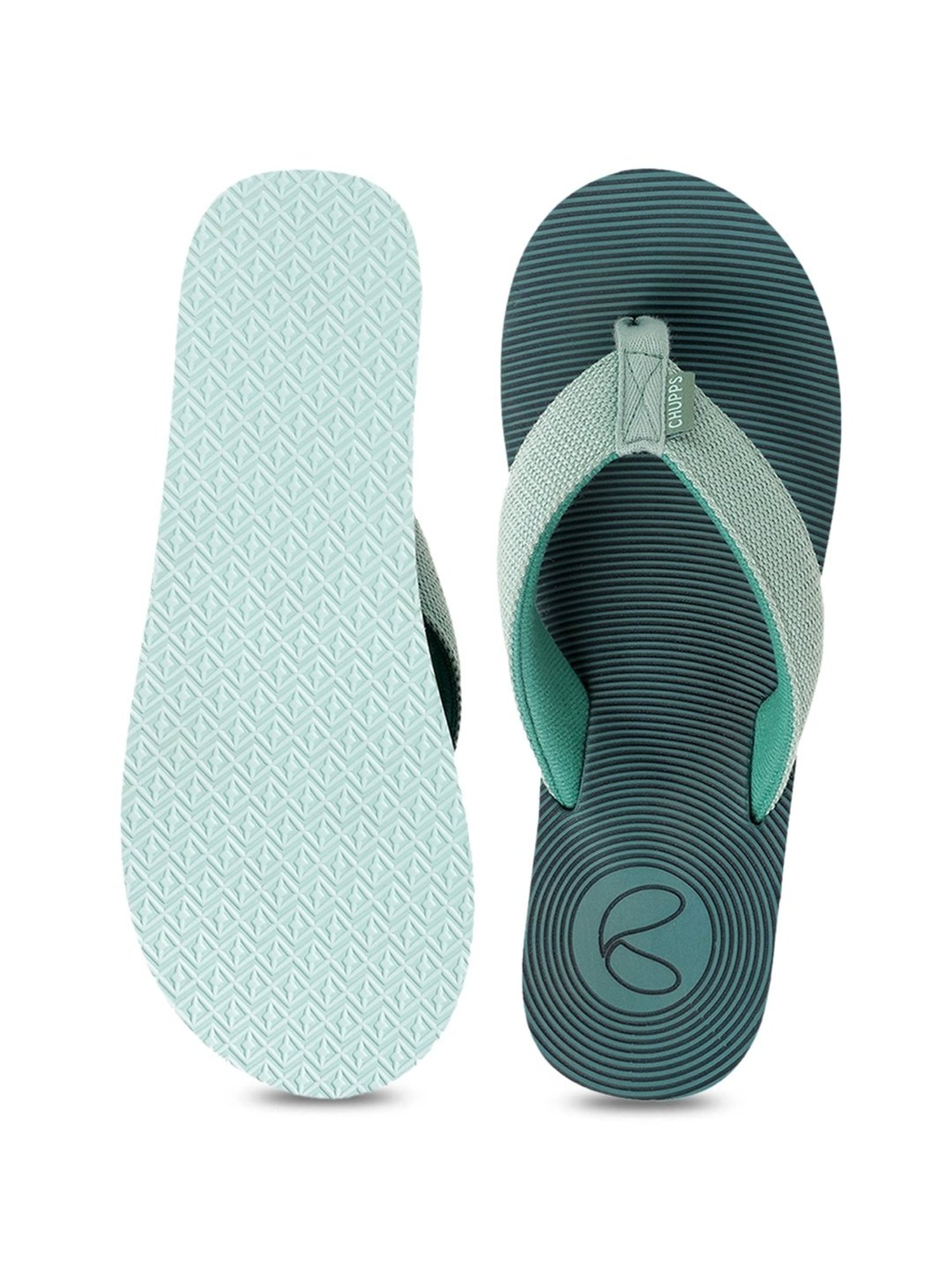 Chupps Men's Green Flip Flops