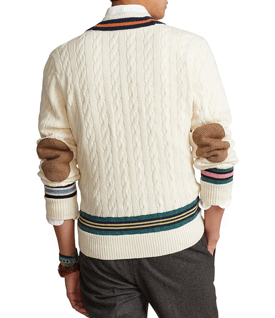 Polo Ralph Lauren Cotton-Cashmere Cricket Sweater
