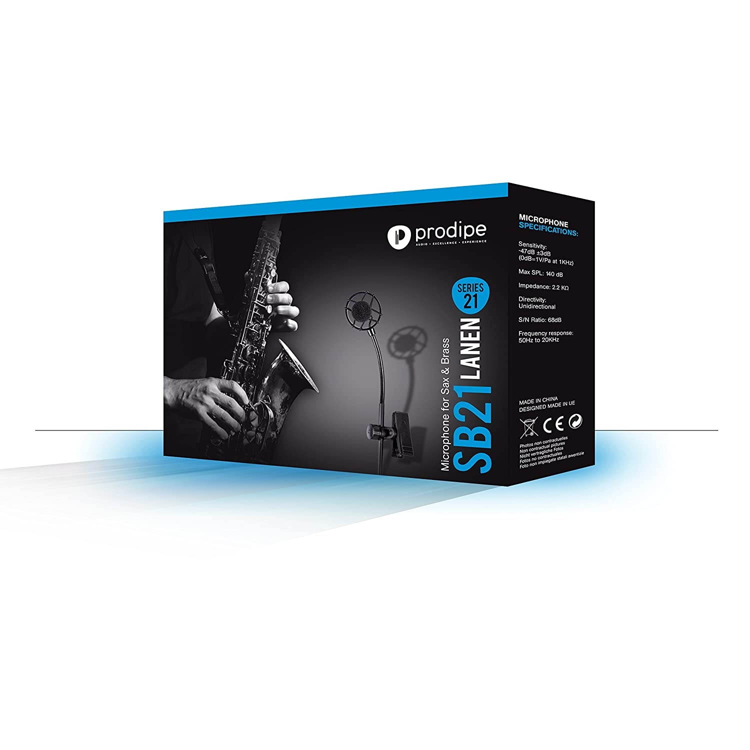 Prodipe SB-21 Microphone for Saxophones and Brass Instruments