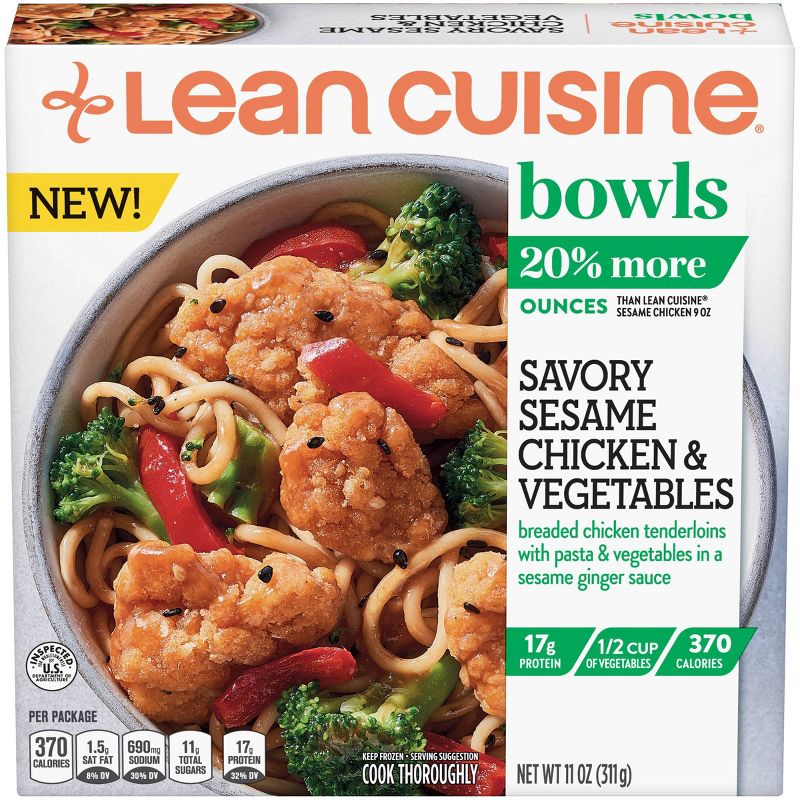 Lean Cuisine Savory Sesame Chicken & Vegetables Bowl - 11oz