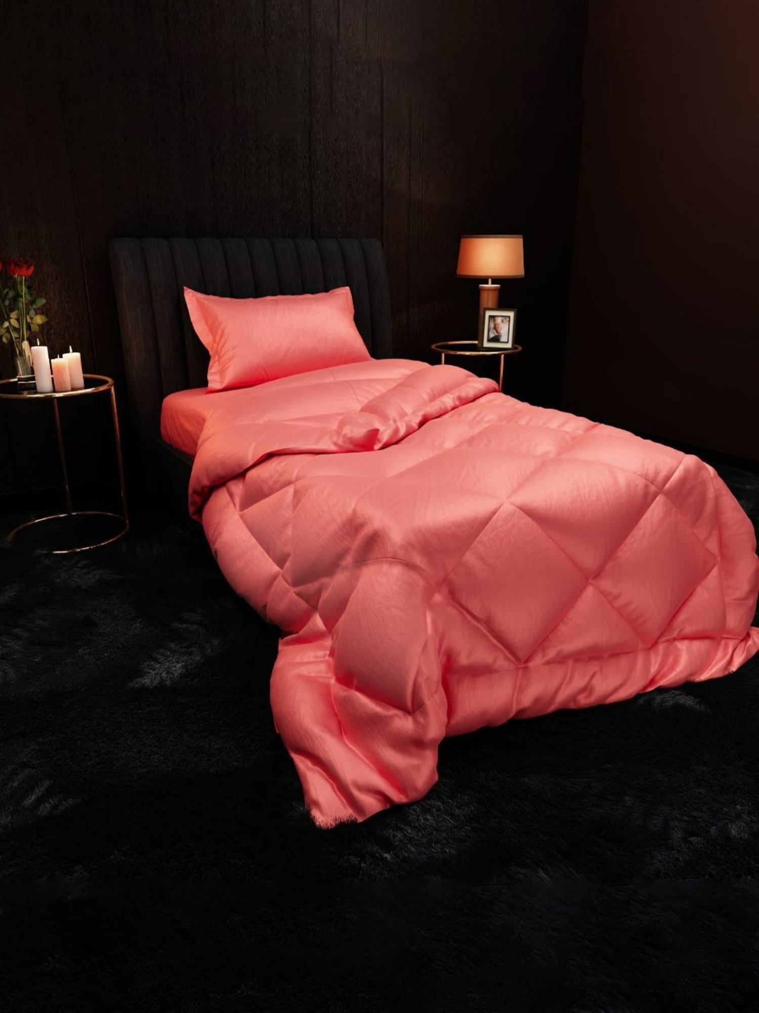 Stoa Paris Date Night Scarlet 150 GSM Polyester Single Comforter