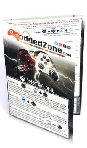 White Xbox One S Rapid Fire Modded Controller 40 Mods with PROGRAMMABLE PADDLES for COD IW BO3, Destiny ALL GAMES (with 3.5 jack)