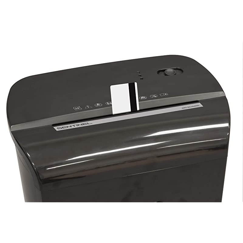 FM121PBLK 12Sheet High Security Micro Cut Paper Credit Card Shredder with Waste Bin Shredder Black