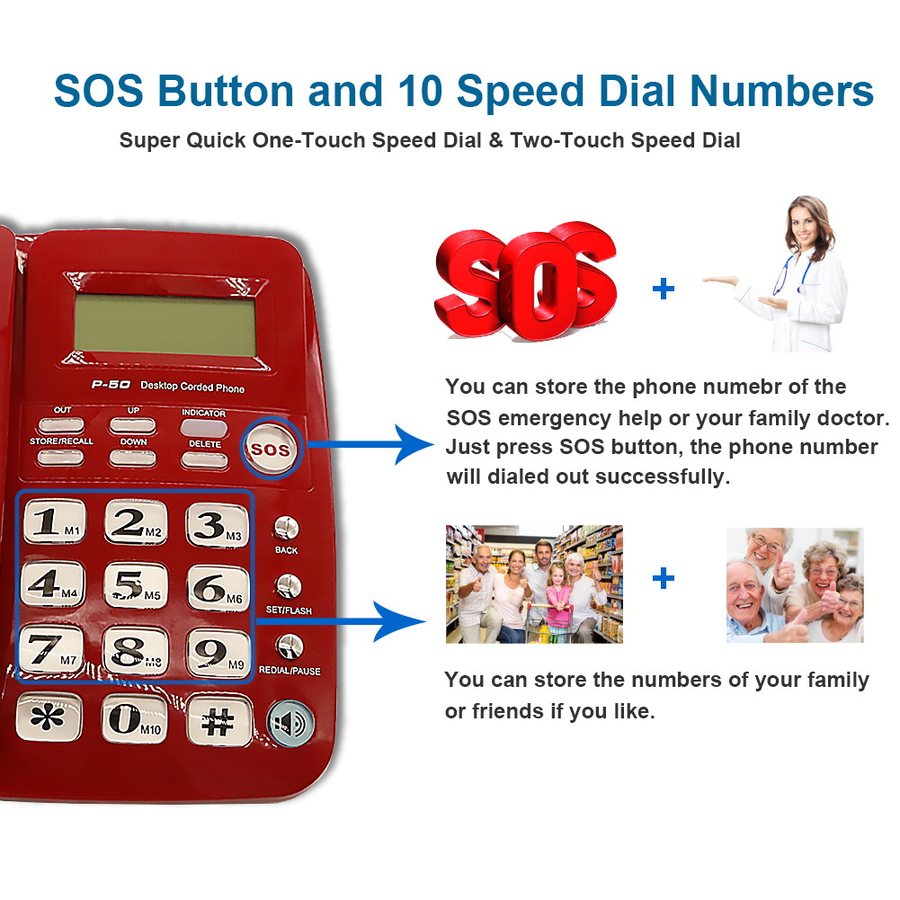 Serene Innovations SI-HD-60 High definition amplified phone