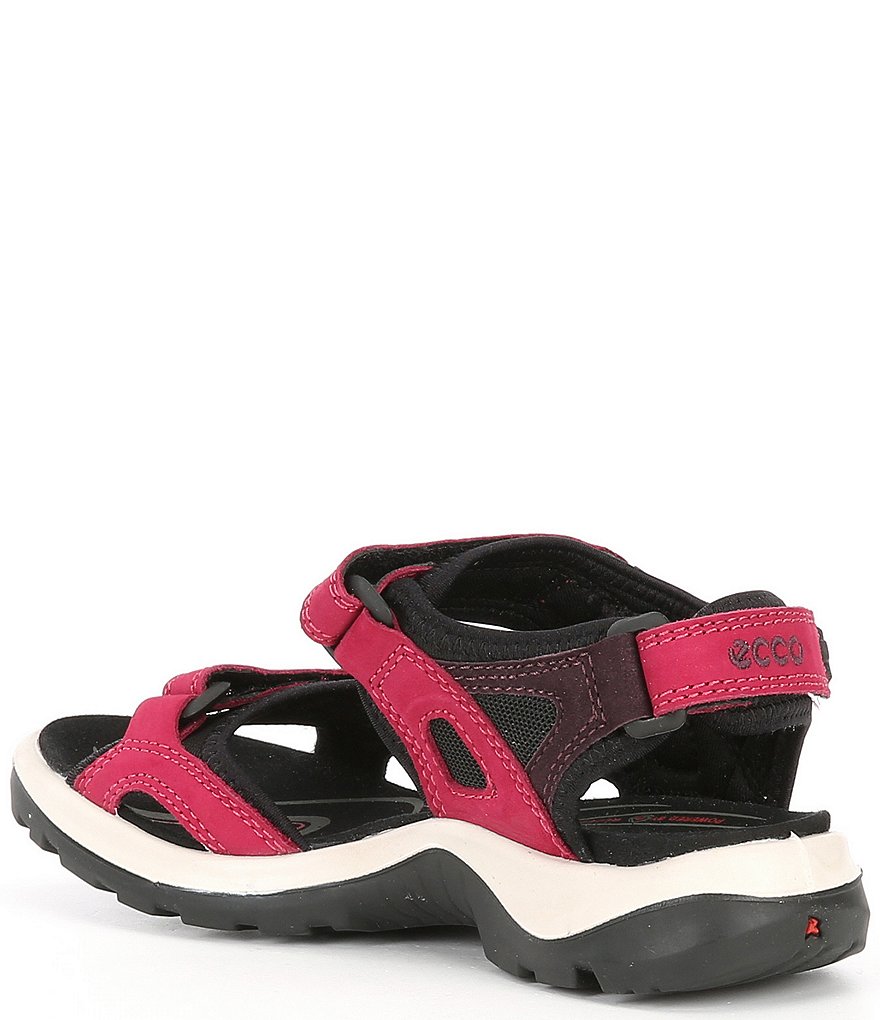 ECCO Yucatan Adjustable Strap Leather Sandals
